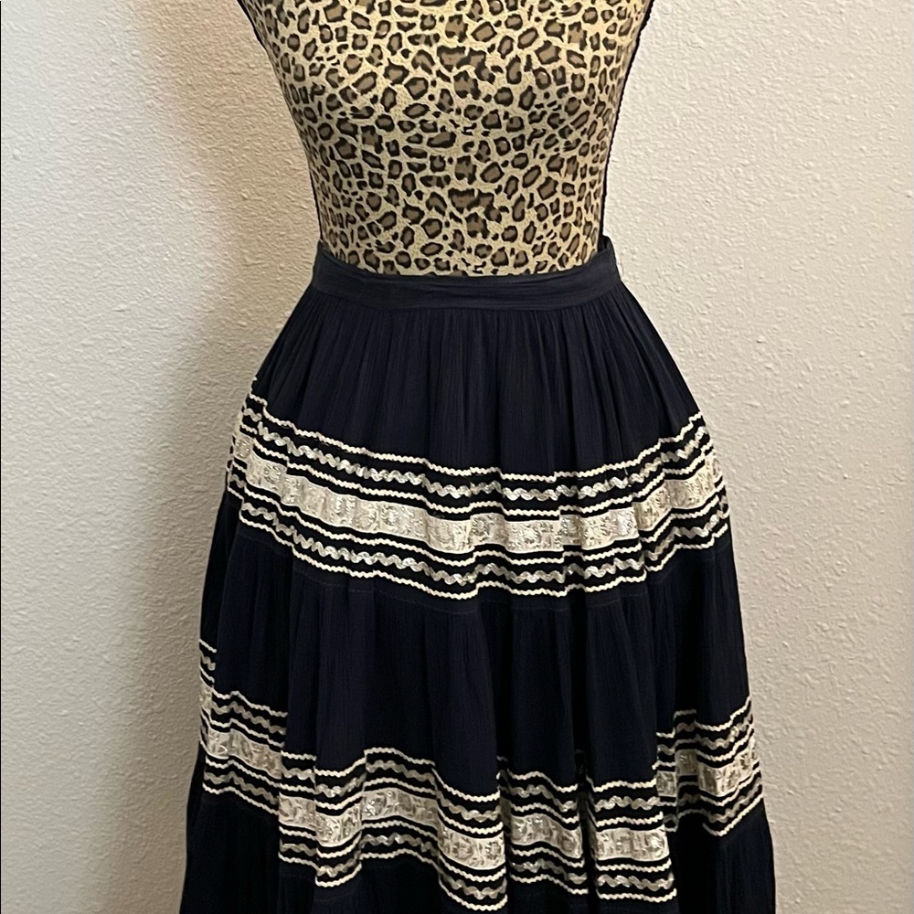 Traditional Mexican 3 Tiered Skirt.